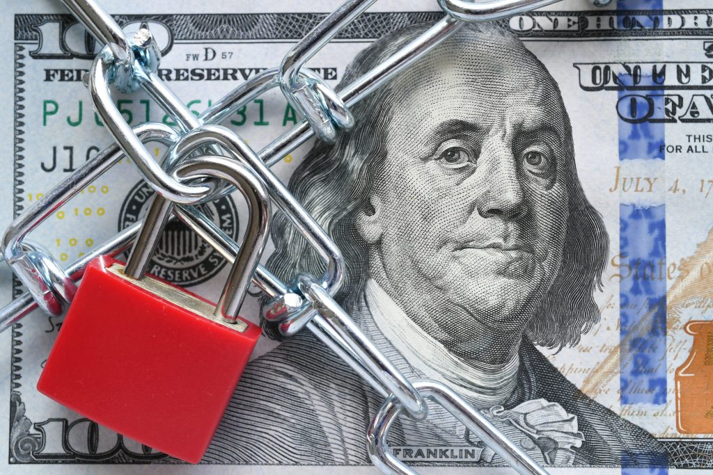 Blog 19 Lock and chain on cash money restrictions frozen a 2025 03 11 18 15 34 utc